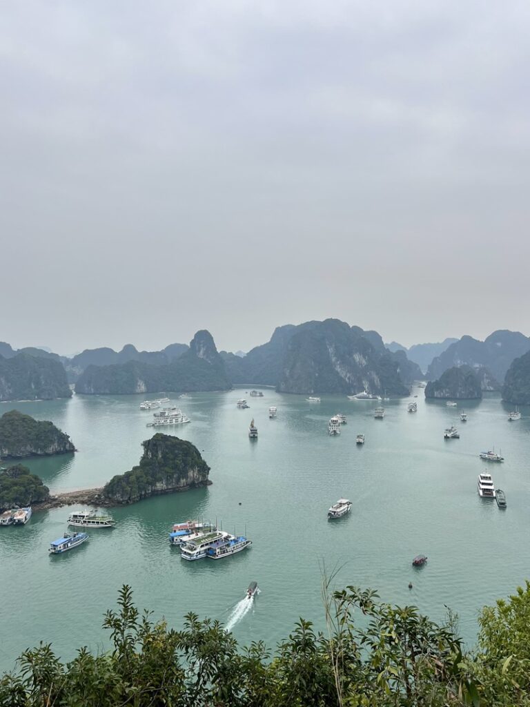 View from Ti Top island in Ha Long Bay, Vietnam