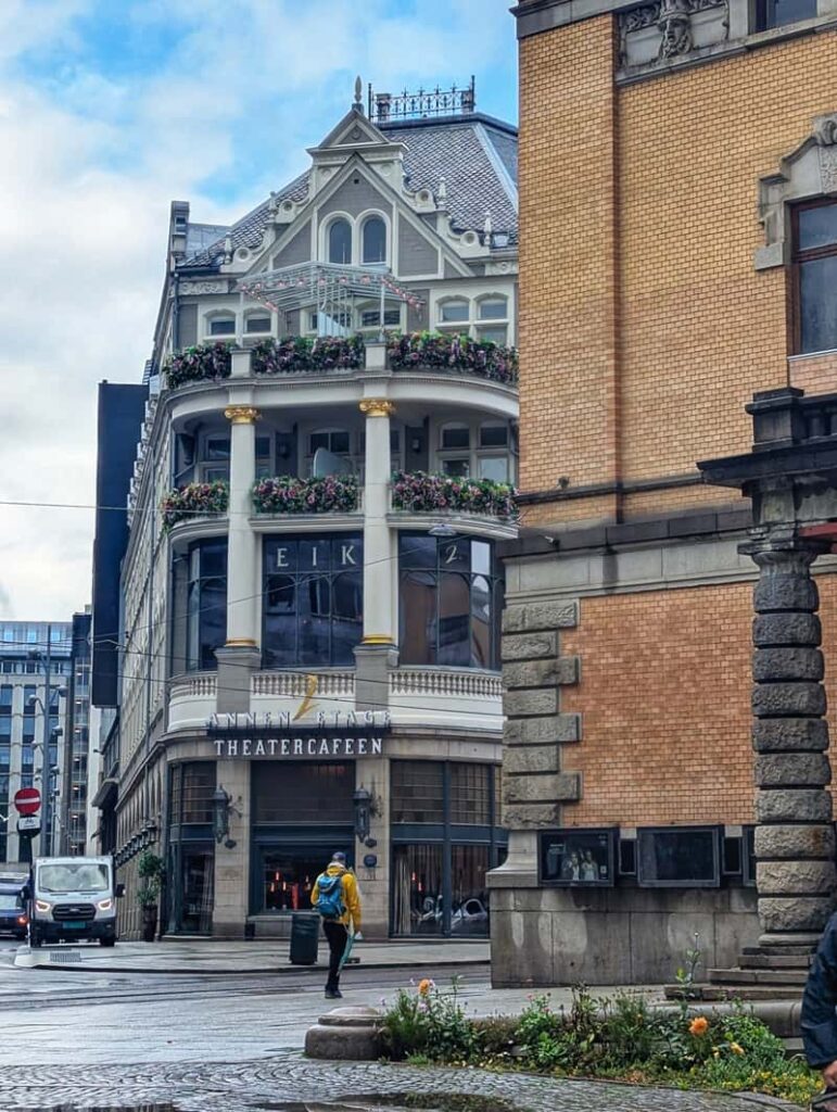 Stunning modern architecture in Oslo city centre, Norway.