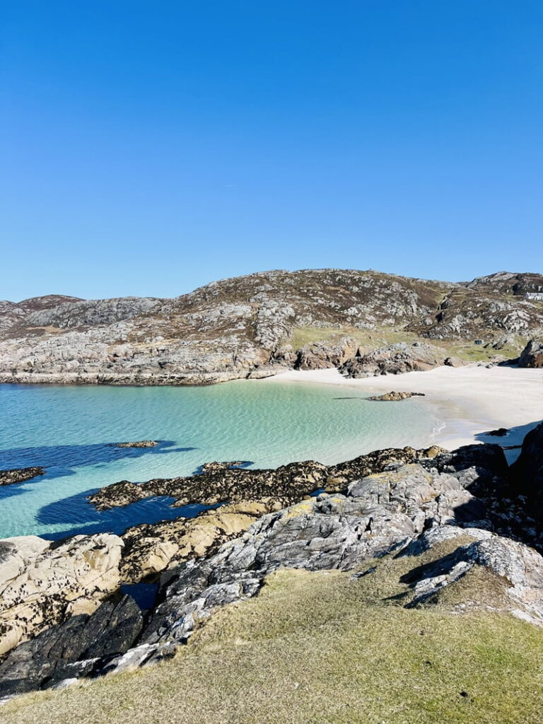 Achmelvich beach in Scotland