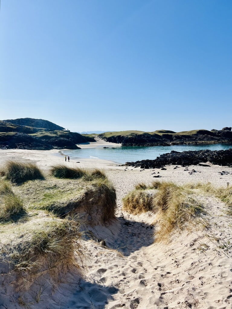 Views on Clachtoll beach in Scotland
