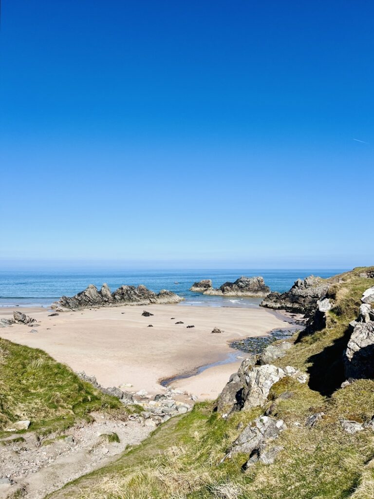 Views of Durness beach in Scotland
