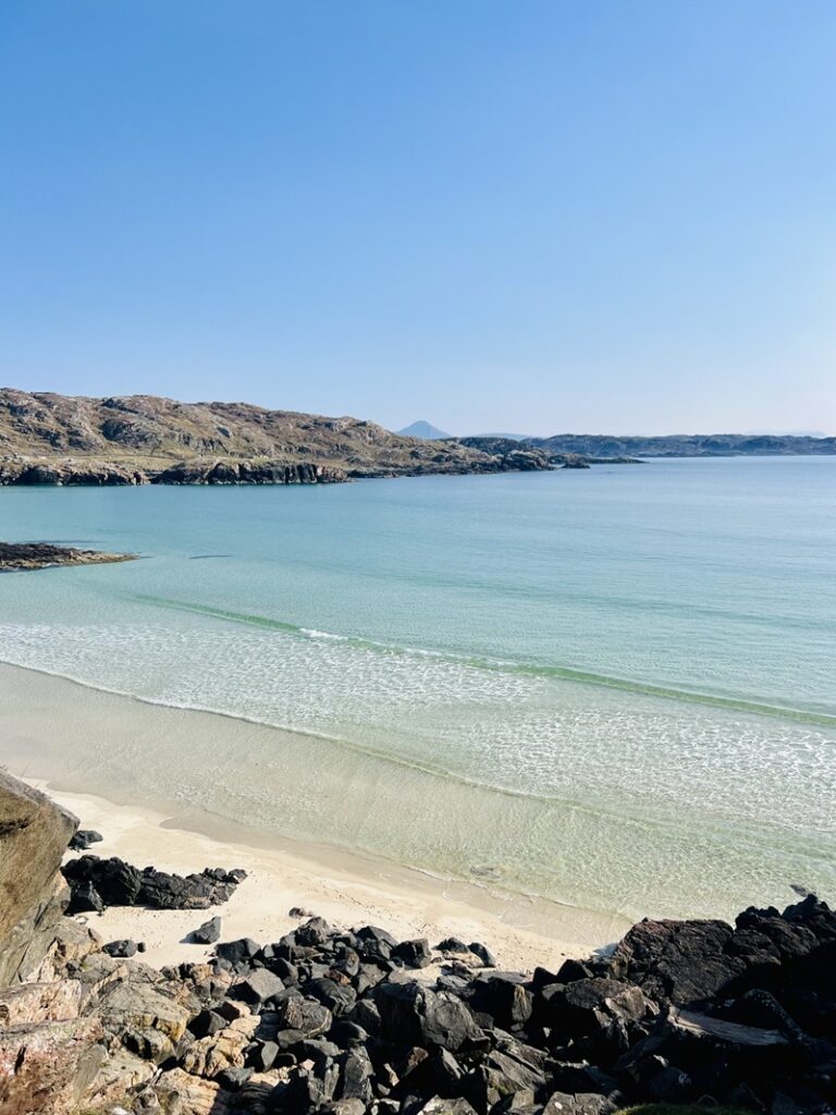 Oldshoremore beach in the Highlands of Scotland