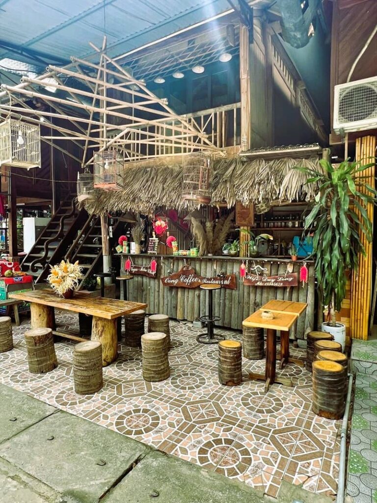 Quirky cafes in mai chau serving coffee