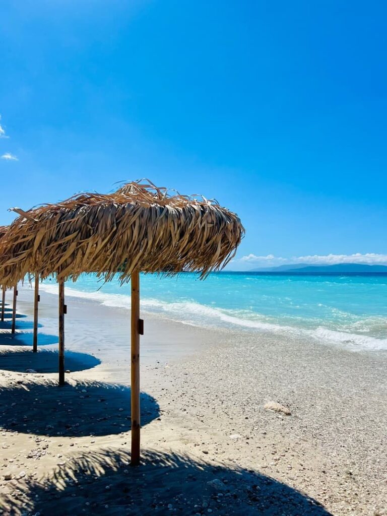 Exotic Lourdas beach in Kefalonia, best beaches to see on the island